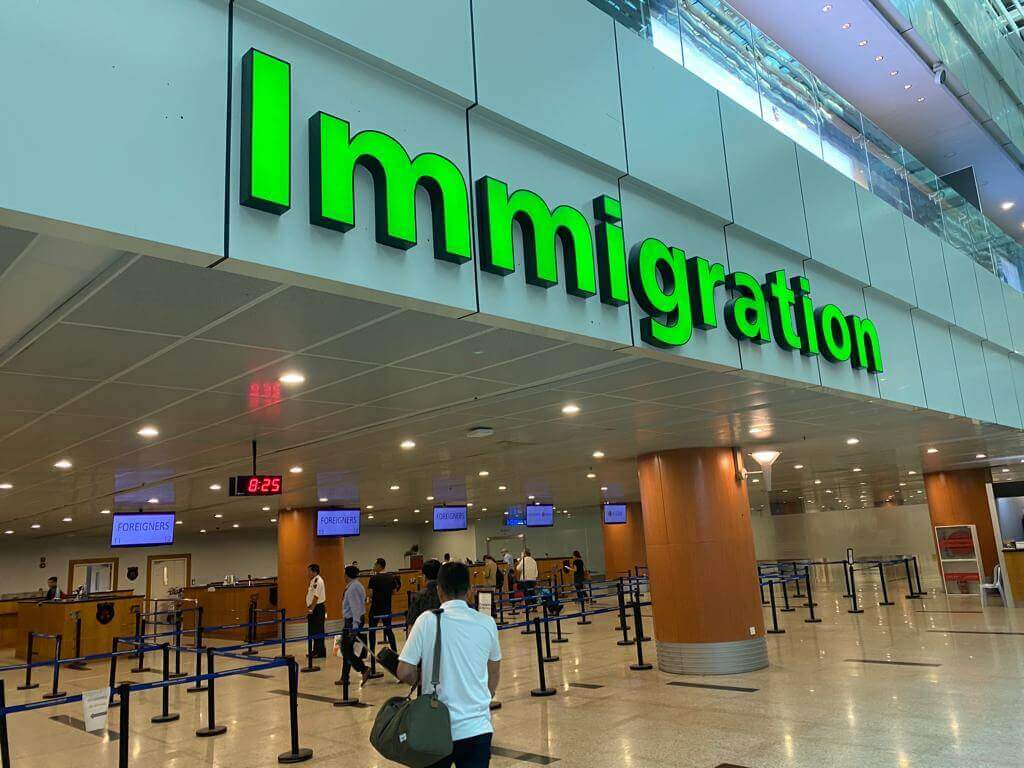 Yangon Airport Immigration